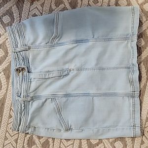 Free People Stretch Denim pencil skirt